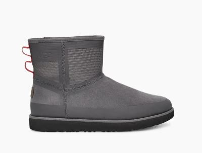 UGG Classic Mini Urban Tech Weather Mens Boots Charcoal/ Deep Grey - AU 749IK